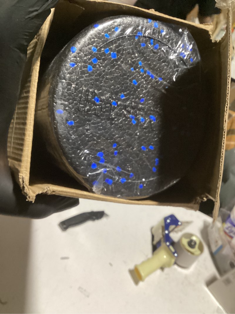 Condition photo showing Good Condition for Yes4All High-Density EPP Round Back Roller Foam, Exercise Foam Roller for Yoga, Pilates & Stretching - 12, 18, 24, 36 inch Blue Speckled 36-inch