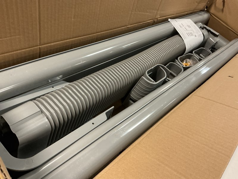 Condition photo showing Good Condition for lyprem grey 16.5ft mini split line set cover 4" pvc line cover kit for mini split and central air conditioner & heat pump 4'' x 16.5ft grey