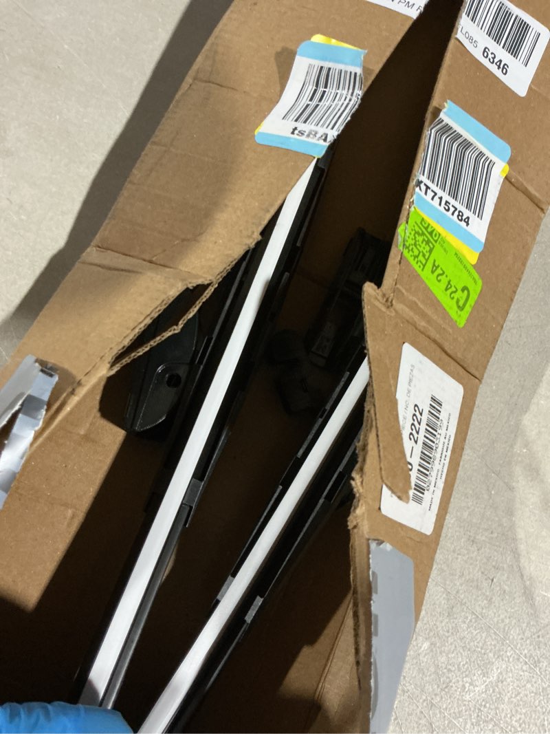 Condition photo showing As Is for trico silicone ceramic™ (90-2222) 22 inch & 22 inch pack of 2 automotive replacement windshield wiper blades for my car, super premium all weather beam blade for select vehicle models 22" + 22" pair pack