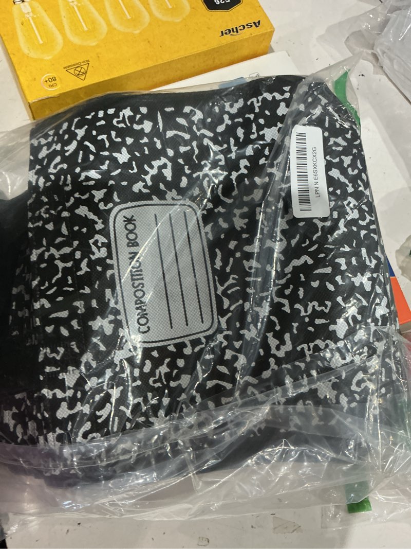 Condition photo showing Good Condition for hosuly 24 pcs back to school gift bags composition book tote bags end of year bulk goodies decor for