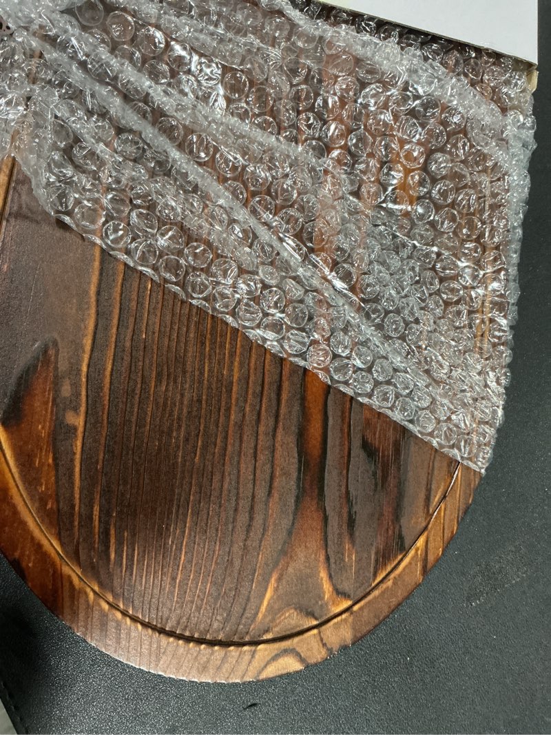 Condition photo showing Good Condition for Mixer Slider Compatible with Kitchen aid 4 .5-5 Qt Stand Mixer Pine Wood - Kitchen Countertop Storage Mover Sliding Caddy for Kitchen Aid 4 .5-5 Qt Mixer (4 .5-5 Qt - Brown)