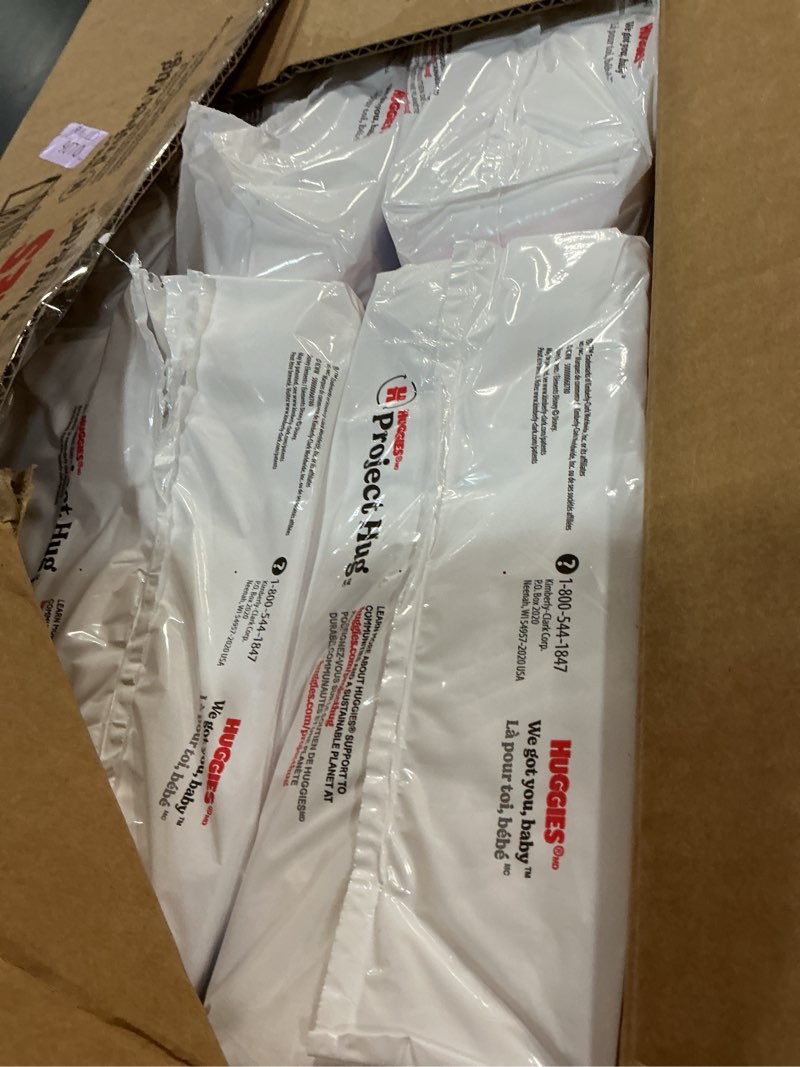 Condition photo showing New/Like New for huggies size 5 diapers, snug & dry baby diapers, size 5 (27+ lbs), 168 count (6 packs of 28), packaging may vary size 5 168