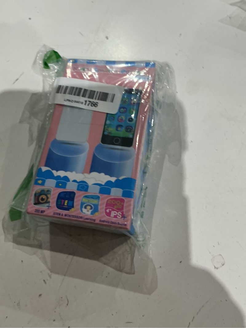 Condition photo showing Good Condition for kids phone 3.5" touchscreen, pretend smartphone with dual camera, spider toy phone for boys 3-8, learning abc & habit tracker, birthday spd-br