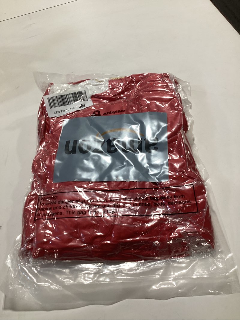 Condition photo showing New/Like New for Abbylike 2 Pcs Christmas Jumbo Santa Gift Sacks with Drawstring Extra Large Velvet Bag Oversized Gift Bag with Reindeer Snowflake for Christmas Holiday Gift Giving and Party Decor, 27 x 40 Inch (Red)