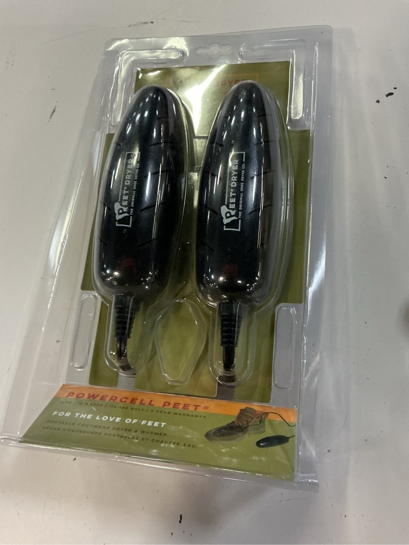 Condition photo showing New/Like New for peet drop-in footwear dryer - black