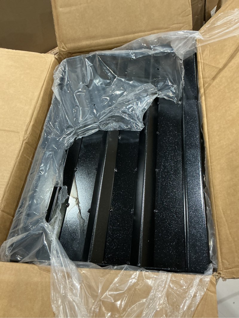 Condition photo showing Good Condition for updated 25" x 16" cast iron griddle for gas grill, nonstick nanoceramic stove top griddle for gas stove, pre-seasoned flat top plate insert for outdoor gas grill, camping, tailgating, parties 25" x 16" x 2.6"