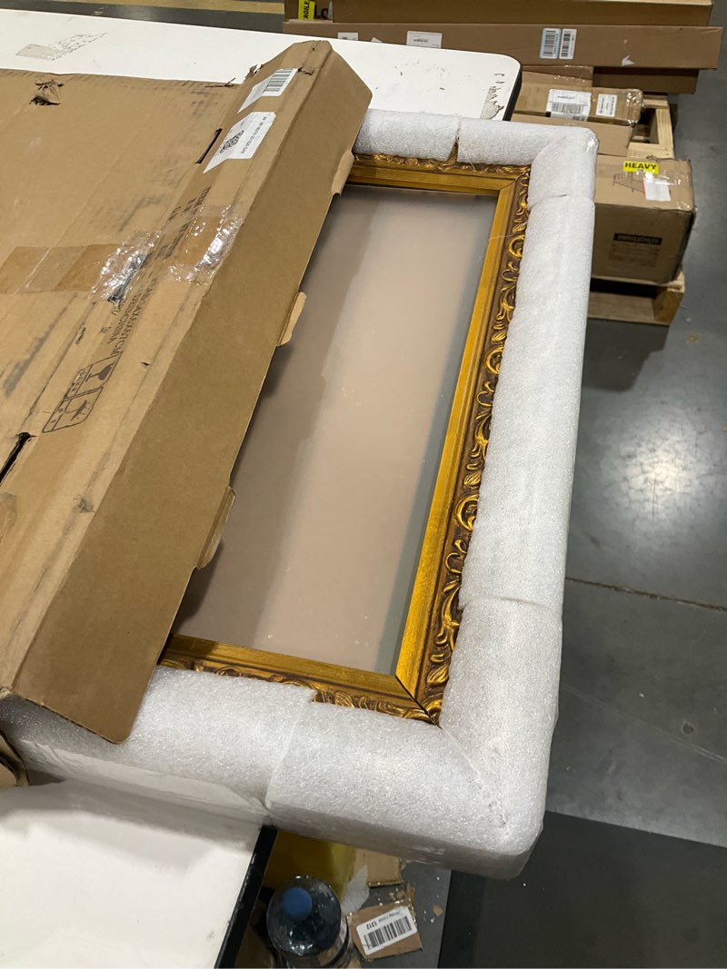 Gold picture frame