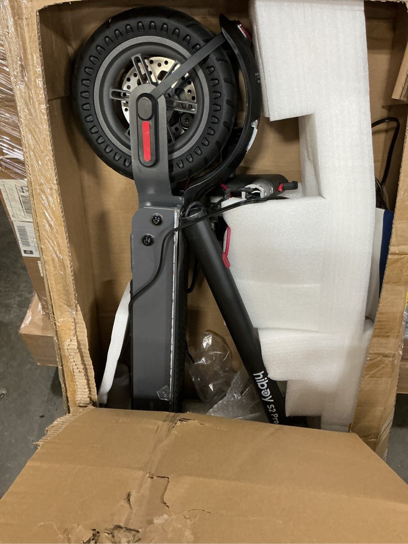 Condition photo showing As Is for hiboy s2 pro/x300 electric scooter, 500w motor, 10"/12" tires, 25/38 miles range e scooter, 19/23 mph folding commuter electric scooter for adults s2 pro-25miles/10"/500w