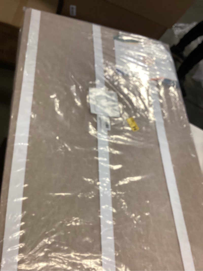 Condition photo showing New/Like New for Large Bulletin Board - 48 x 36 Inches, Decorative Felt Pin Board for Wall - 4' x 3' Foldable Photo Display Board with Self-Adhesive Tape, Includes 20 Push Pins - Beige Brown Beige Brown 48×36 inches