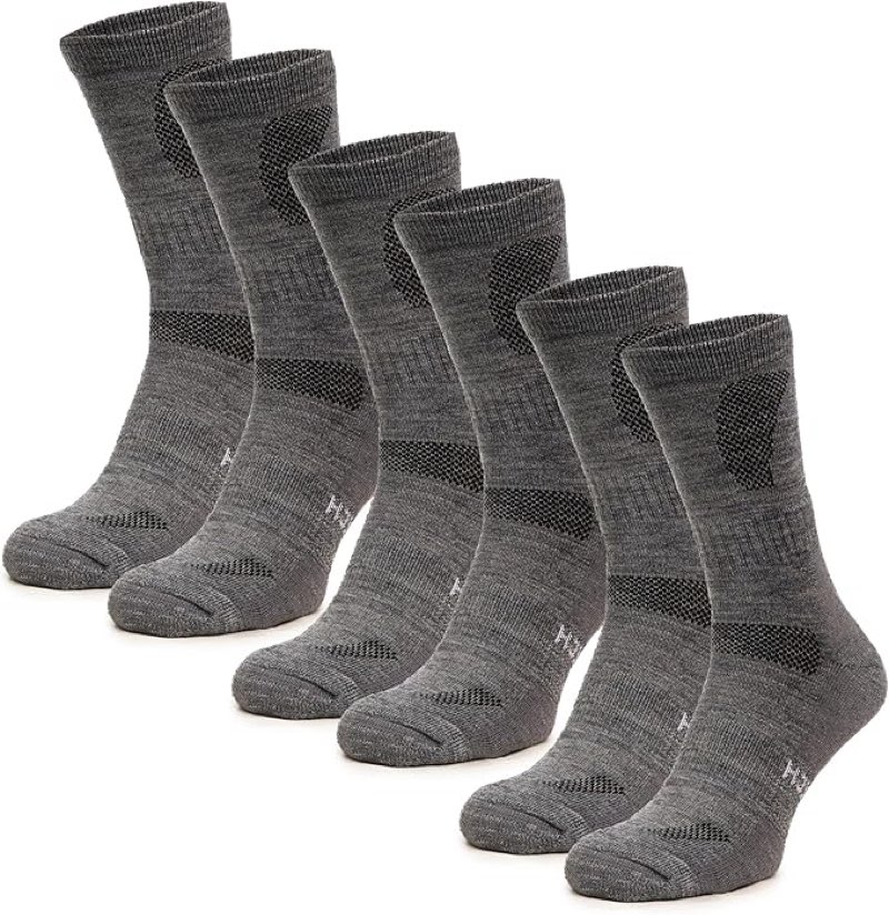 Merino.tech Merino Wool Socks for Women And Men - Merino Wool Hiking Socks Crew Style ( similar ) 