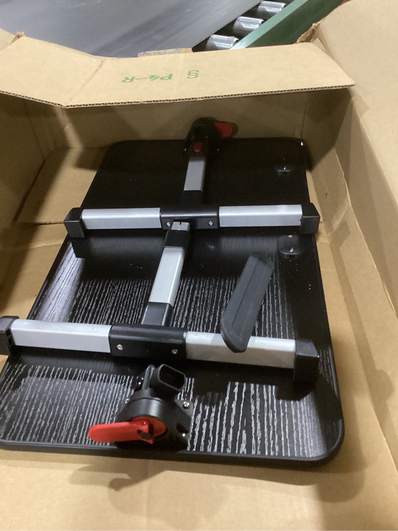 Condition photo showing Good Condition for laptop desk table, saiji adjustable laptop stand, portable lap desks with foldable legs, notebook standing breakfast tray reading desk for sofa couch bed floor (black,medium size) black 20.5*11.8 inches