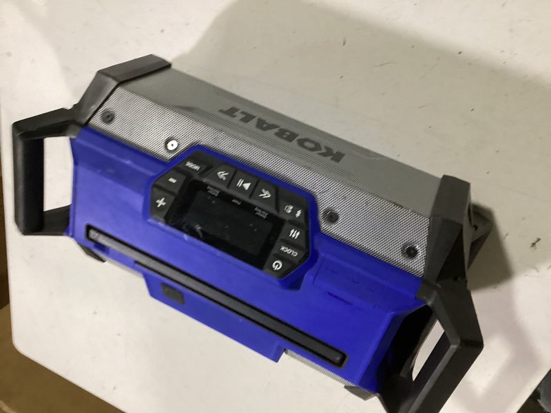 Condition photo showing Good Condition for kobalt 24-volt water resistant cordless bluetooth jobsite radio no battery