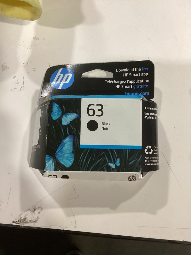 Condition photo showing New/Like New for HP 63 Black Ink Cartridge | Works with DeskJet 1112, 2130, 3630; Envy 4510, 4520; OfficeJet 3830, 4650, 5200 Series | Eligible for Instant Ink | F6U62AN