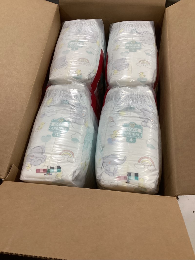 Condition photo showing New/Like New for Pampers Diapers - Swaddlers 360° - Size 4, 132 Count, up to 100% Leakproof Comfy Dry Fit, Designed for Easy Changes, Pull On Baby Diaper (Packaging May Vary) Size 4 132