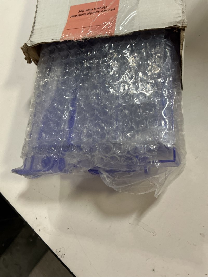 Condition photo showing Good Condition for Niflirt Mahjong Racks with Pushers 4PCS Set Majiang Tile Holder Acrylic Mahjong Racks Accessories and Gifts Light Purple