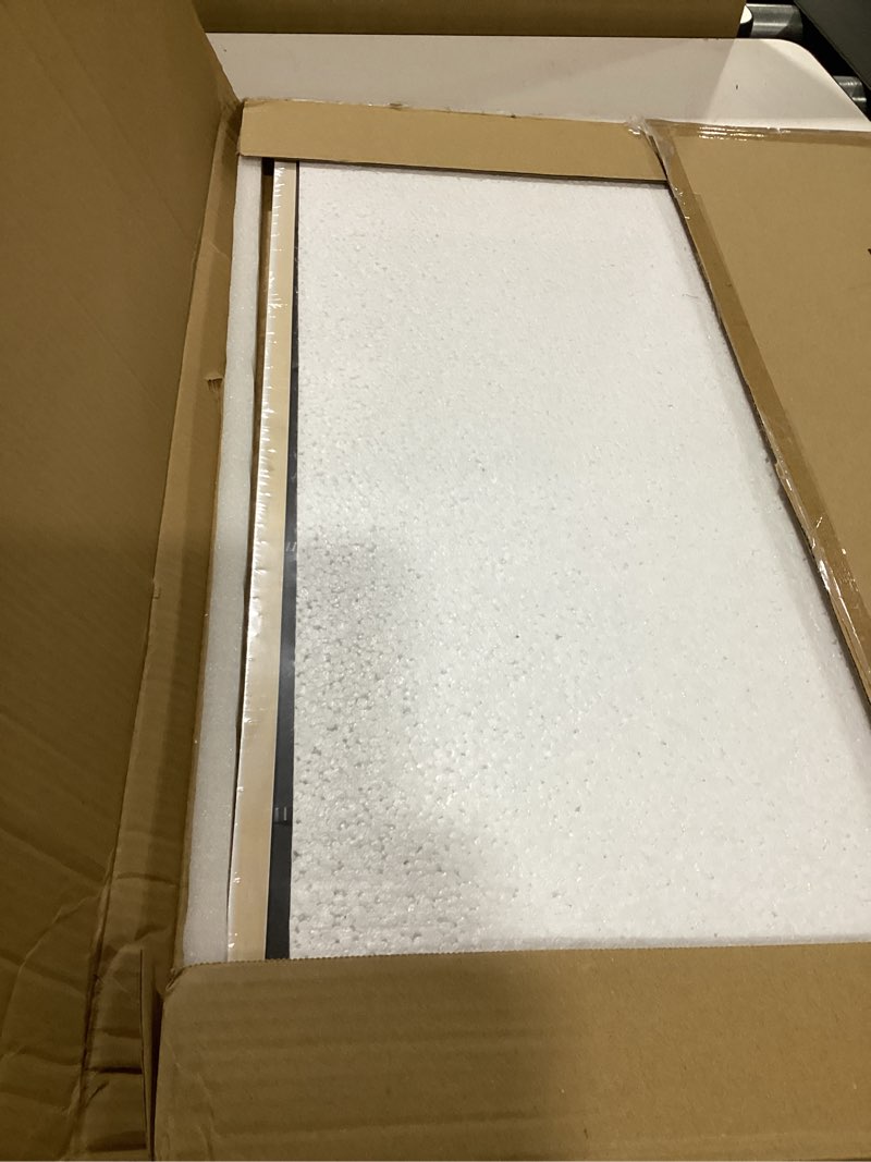 Condition photo showing Good Condition for Art Emotion Solid Wood Picture Frame in White, 20x24 with 16x20 Opening (Handmade Finishing Seamless Surface), 2MM Reinforced Glass, Hangers for Horizontal or Vertical Display White 20x24 with 16x20 Opening