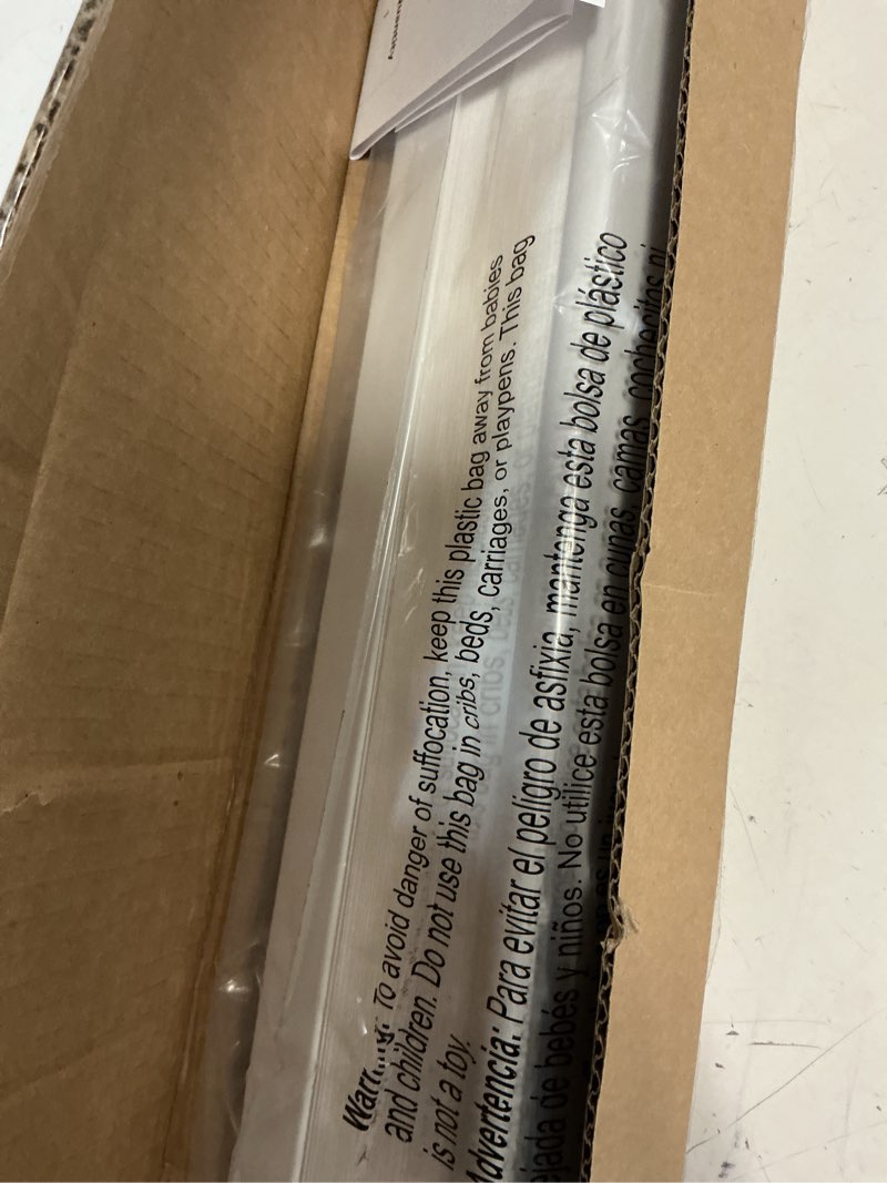 Condition photo showing New/Like New for lazblinds cordless cellular shades, no tools no drill light filtering honeycomb shades pleated blinds for windows, 30'' w x 72'' h, white light filtering-white 30'' w x 72'' h