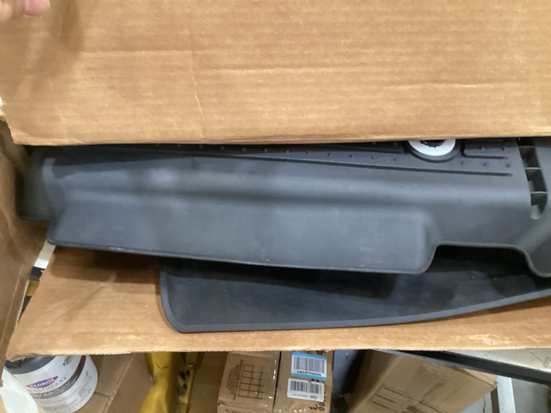 Condition photo showing Good Condition for husky liners weatherbeater floor mats | fits 2014-2021 toyota tundra, double cab only (footwell coverage) | front & 2nd row, 3-pc black - 99561