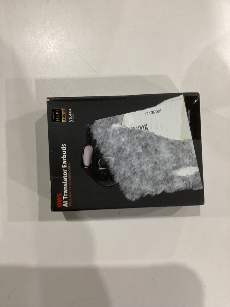 Condition photo showing As Is for AI translator earbus