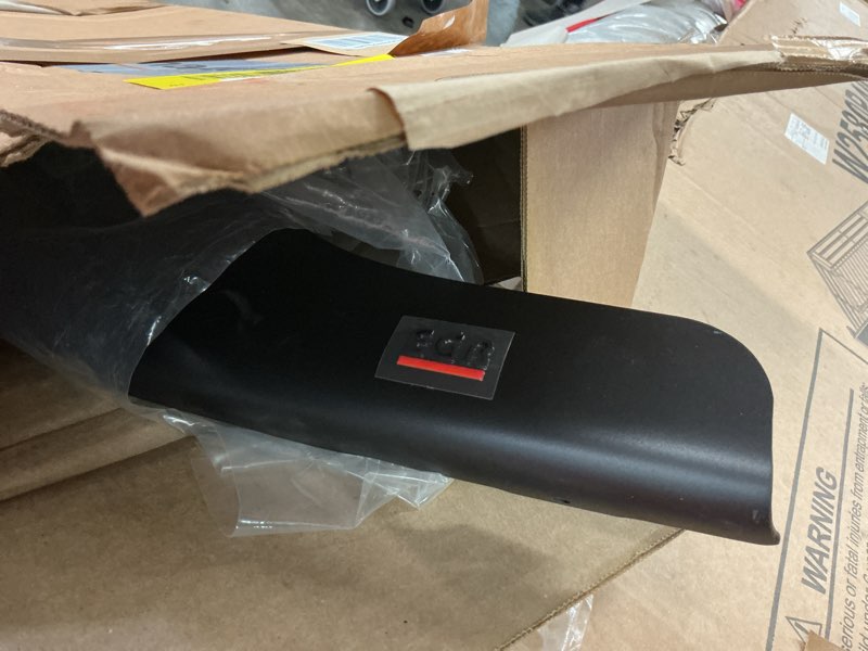 Condition photo showing As Is for EGR 302955 SuperGuard Hood Guard Bug Deflector Protector, Matte Black Finish, Compatible with Select Ram 1500 All Cabs Models