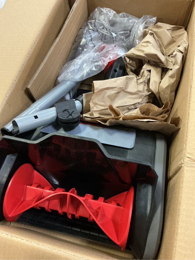 Condition photo showing Good Condition for EWORK Corded Snow Shovel 11-Inch 1200W 10A Powerful Electric Snow Shovels, 6-Inch Clearing Depth, 23-Foot Max Throw Distance, Power Snow Blower for Driveway, Steps, Sidewalk, Porch
