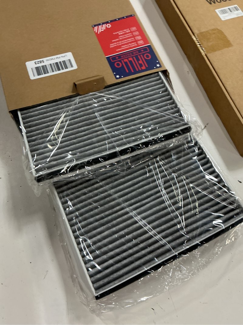 Condition photo showing New/Like New for oifillio cabin air filter for volvo vnl 780 760 860 670 630; vn 780 670; vh vhd vnm; trucks replace 20435801 af26405 p606555 pa10187, 49084 pa4681 cabin filter with activated carbon fca2301c 2pcs