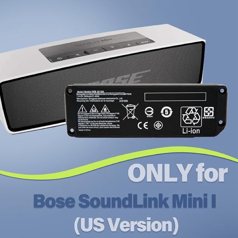 Condition photo showing As Is for battery for bose soundlink mini i speaker 7.4v 21.46wh 2900mah | high capacity,us version | compatible with mini 1 (not gen 2) | no control board or cable included