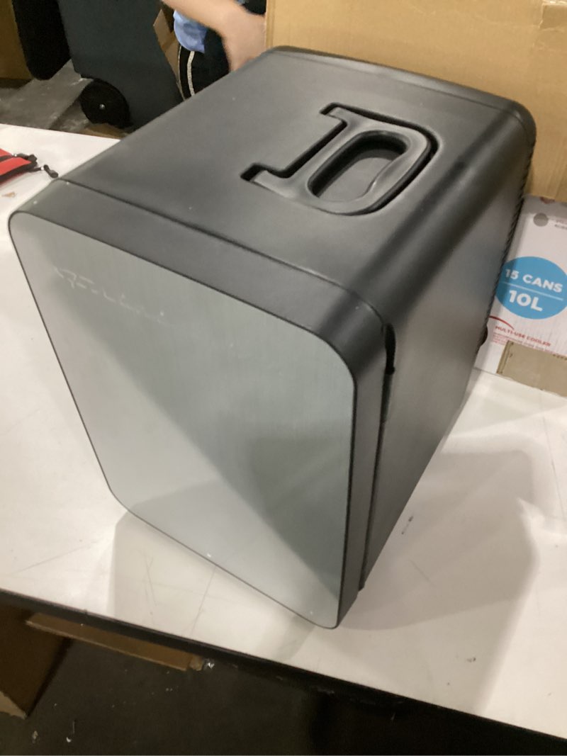 Condition photo showing Good Condition for frigidaire portable 10l, 15-can mini fridge brushed stainless rugged refrigerator, efmis188-ss