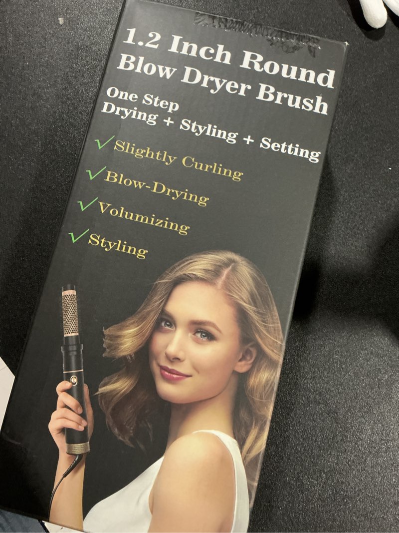Condition photo showing Good Condition for Round Hair Blow Dryer Brush - 1.2 Inch Ceramic Barrel Hair Dryer Brush for Short/Middle Hair, One St