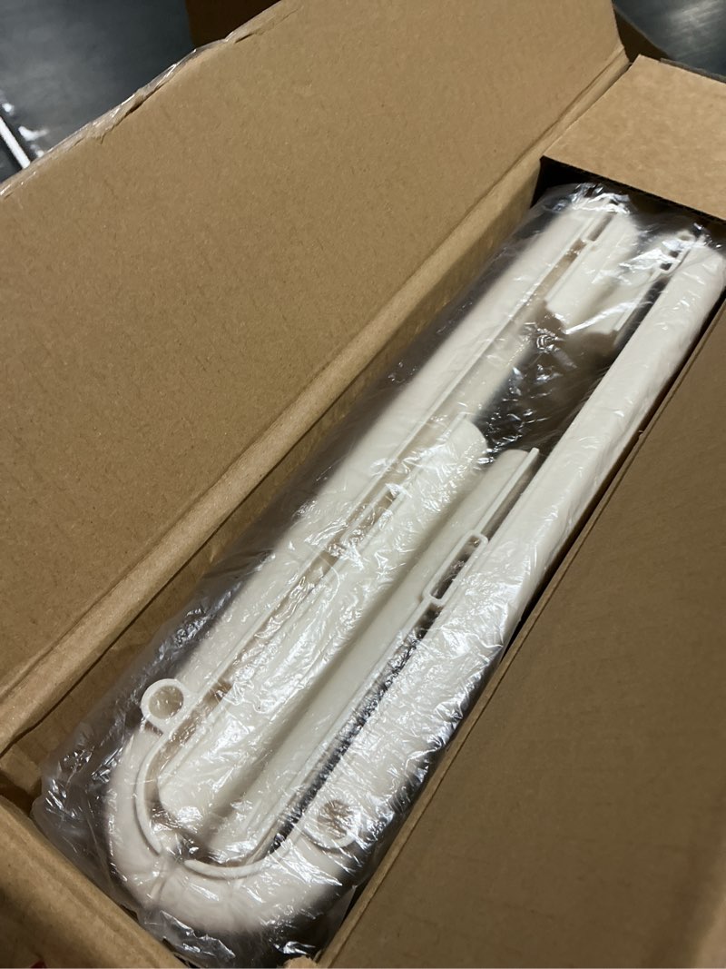 Condition photo showing As Is for UAK Laundry Basket with Wheels, Collapsible Plastic Laundry Hamper with Handle, Foldable Laundry Basket Organizer for Laundry and Bathroom (Ivory, XXXL)