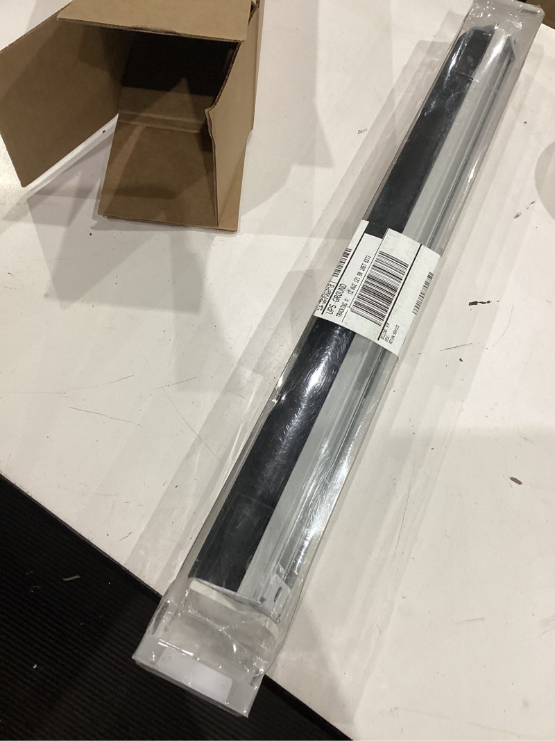 Condition photo showing Good Condition for shademoon cordless blackout window roller shades, pull down spring system indoor blinds, room darkening waterproof uv blocking thermal insulated fabric for home office (black, width 25", height 72") black 25"w x 72"h