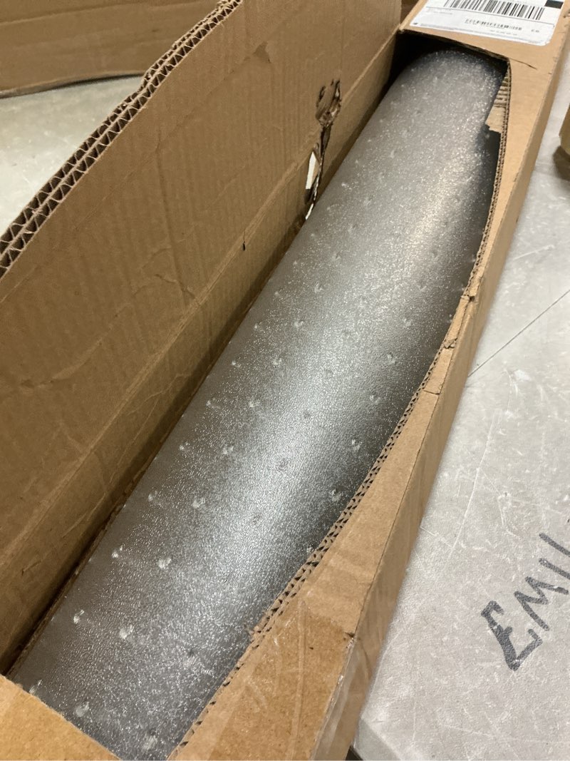 Condition photo showing Good Condition for Tonaus Chair Mat for Carpet, 48"×36" Desk Chair Mat for Home Computer Desk Rolling Chair, Transparent Carpet Floors 2.2mm Thick T-Shape Floor Protection with Non-Slip Studded for Low Pile Carpets 2-36" x 48" with Lip