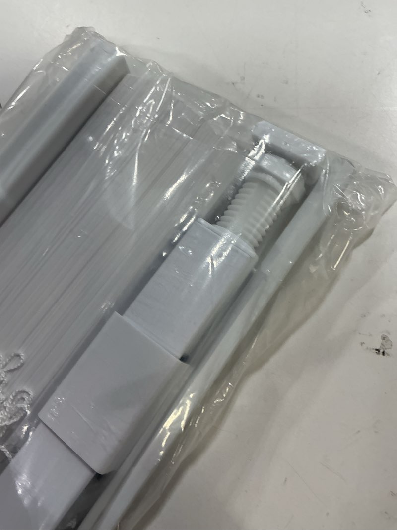 Condition photo showing Good Condition for persilux cordless zebra shades (24" w x 64" h, white) free-stop window shades dual layer light control for day and night, light filtering sheer blinds for windows, easy to install 24"w x 64"h white