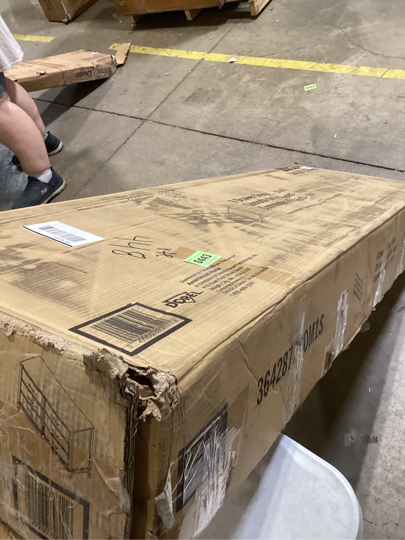 cosmoliving by cosmopolitan westerleigh 6 drawer dresser, (incomplete).  black 