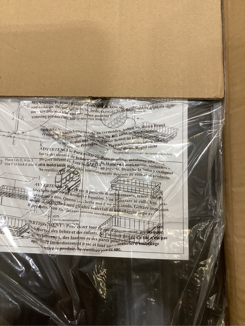 Condition photo showing New/Like New for ADRIMER Under Sink Organizer 2 Packs, Pull Out Kitchen Sink Organizer, 2 Tier Slide Out Kitchen Organizers and Storage Bathroom Under Cabinet Storage Shelf, Black 2 Packs-Black