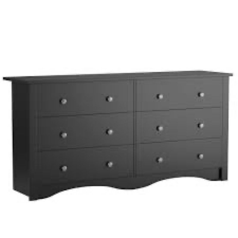 Flamaker Dresser for Bedroom, 6 Drawer Dresser, Wood Dressers, Wide Chest of Drawer, Storage Drawers