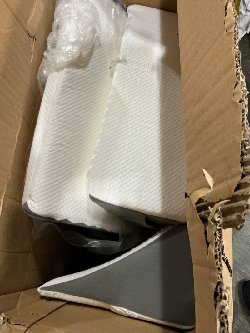 Condition photo showing Good Condition for Wedge Pillow Set for After Surgery – 4PCS Orthopedic Bed Wedge Pillows for Sleeping – Adjustable Memory Foam Triangle Support for Back Pain Relief, Acid Reflux & Recovery (Grey)