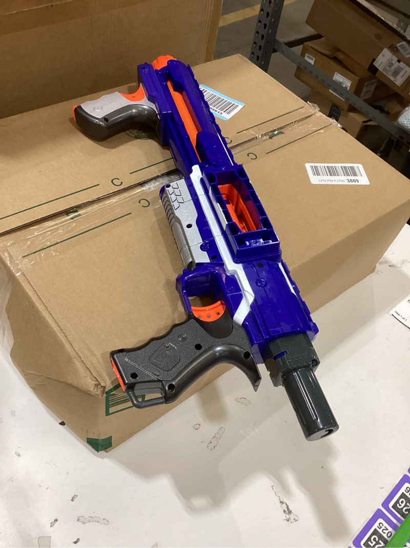 Condition photo showing Good Condition for nerf rampage n-strike elite toy blaster with 25 dart drum slam fire for kids, teens, & adults (amazon exclusive)