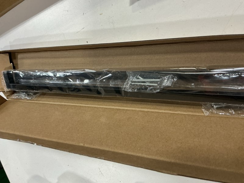 Condition photo showing New/Like New for matte black cabinet pulls - square drawer pulls, 2 pack 18 inch stainless steel kitchen door cupboard handles, 458mm hole centers 2 18 inch hole centers(458mm)