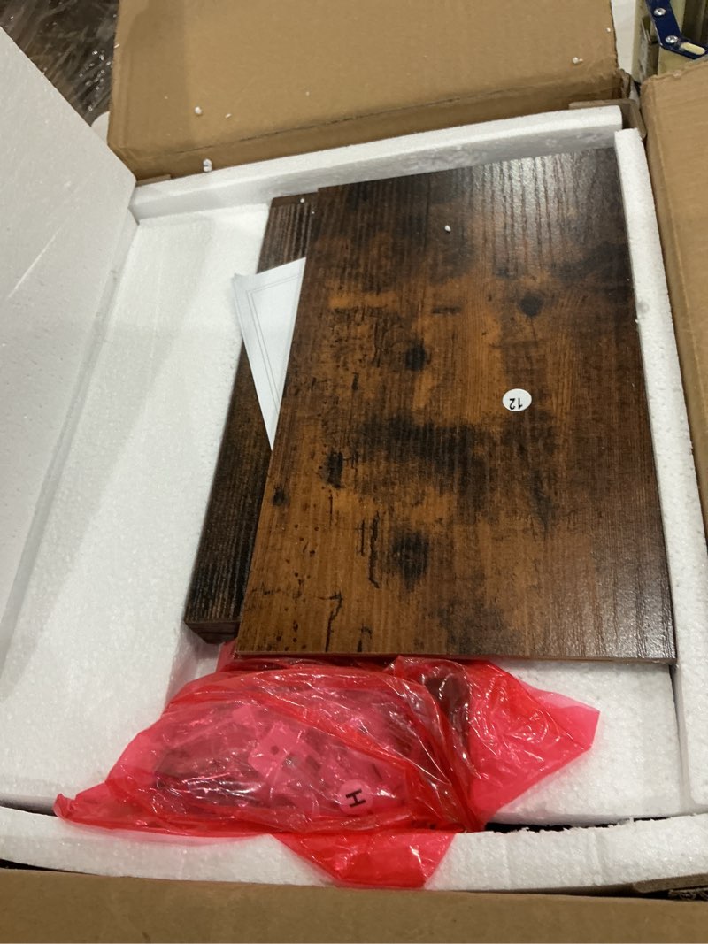 Condition photo showing Good Condition for dumos 32 inch office small computer desk modern simple style writing study work table for home bedroom - wood black
