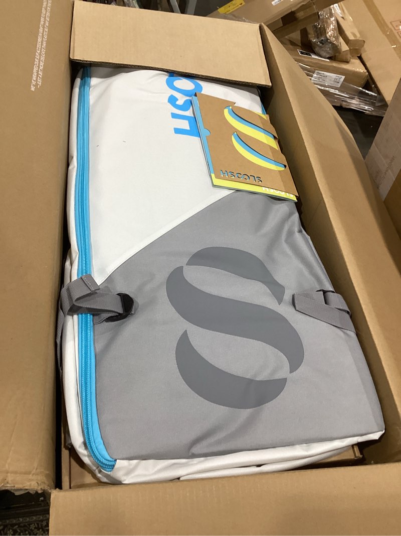 Condition photo showing Good Condition for sloosh inflatable stand up paddle board, 10'6" paddle boards with premium accessories, non-slip eva deck, ultra-light carry bag pump, ripple sup for youth & adults of all skill levels coastal splash