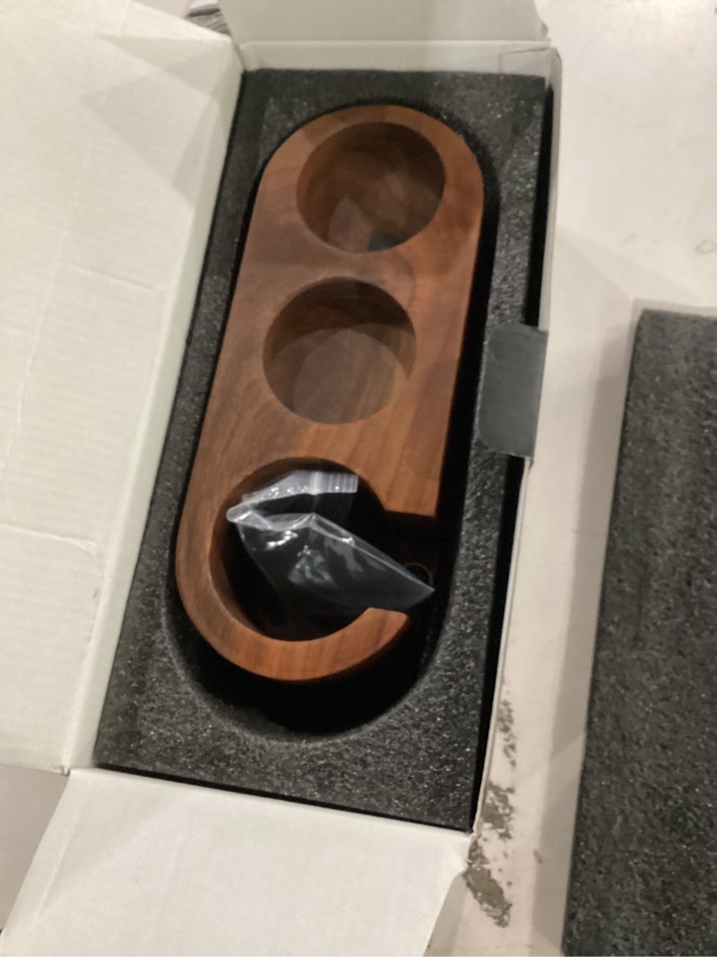 Condition photo showing New/Like New for espresso tamping station 54mm for breville espresso machine accessories,rosewood portafilter holder tamping mat espresso coffee equipment 54mm classic