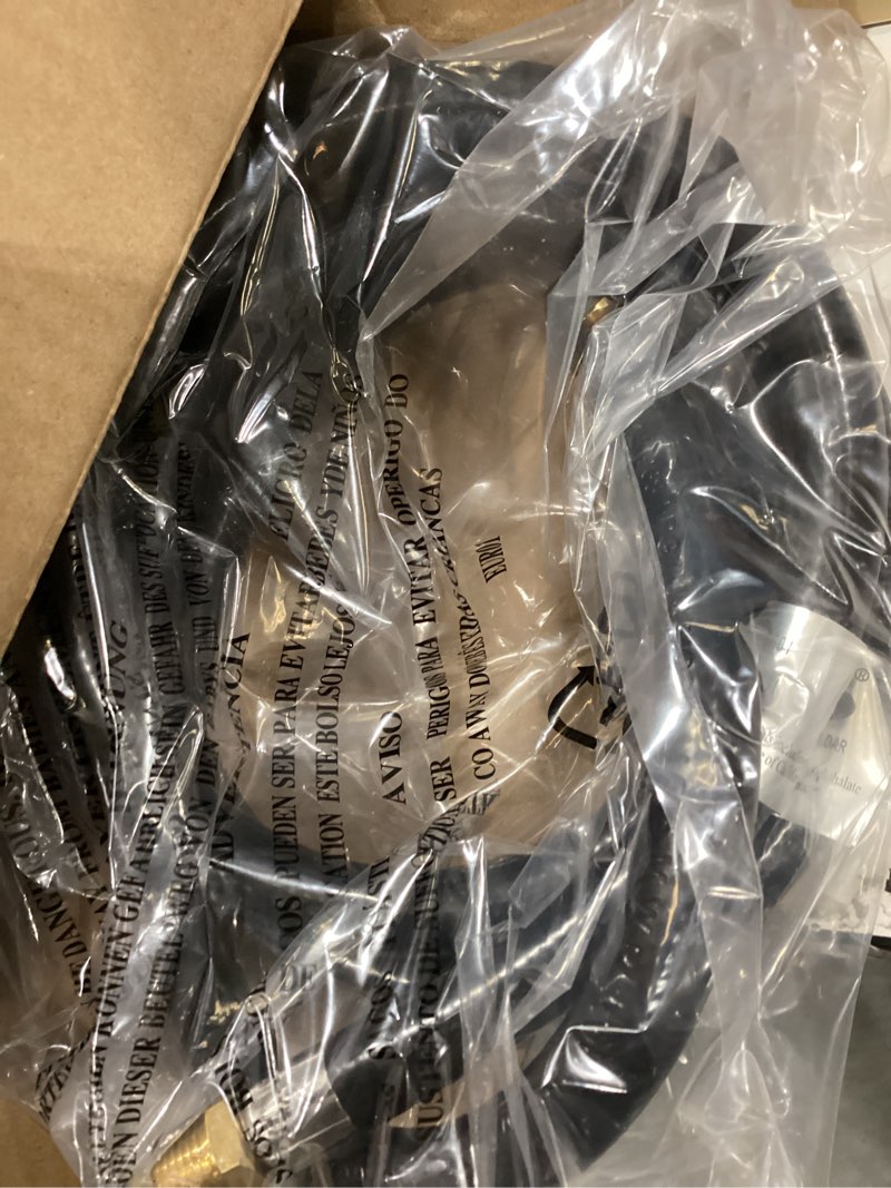 Condition photo showing Good Condition for only fire 5ft propane extension/appliance hose for propane gas, 1/4" male npt x 1/4" female ball seat pipe swivel fitting 5ft long