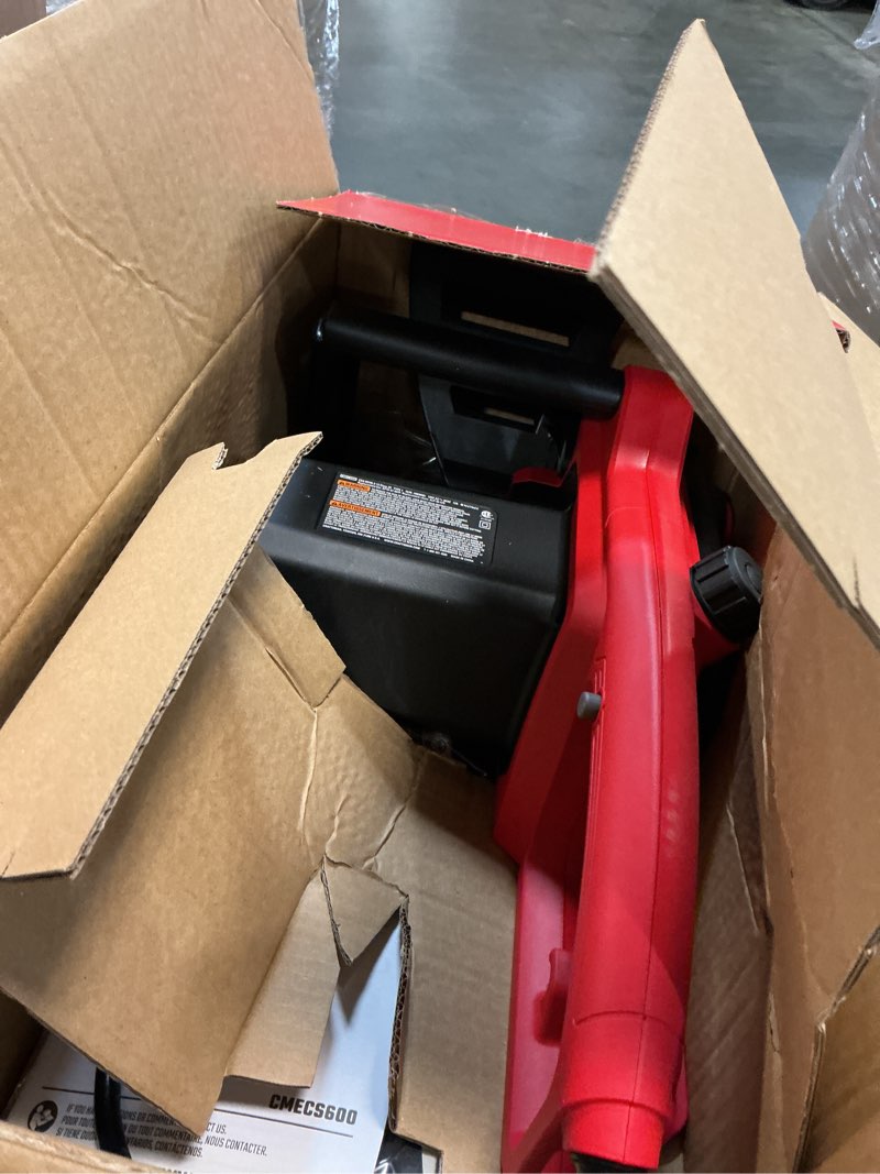 Condition photo showing As Is for craftsman cmecs600 16 in. electric chainsaw