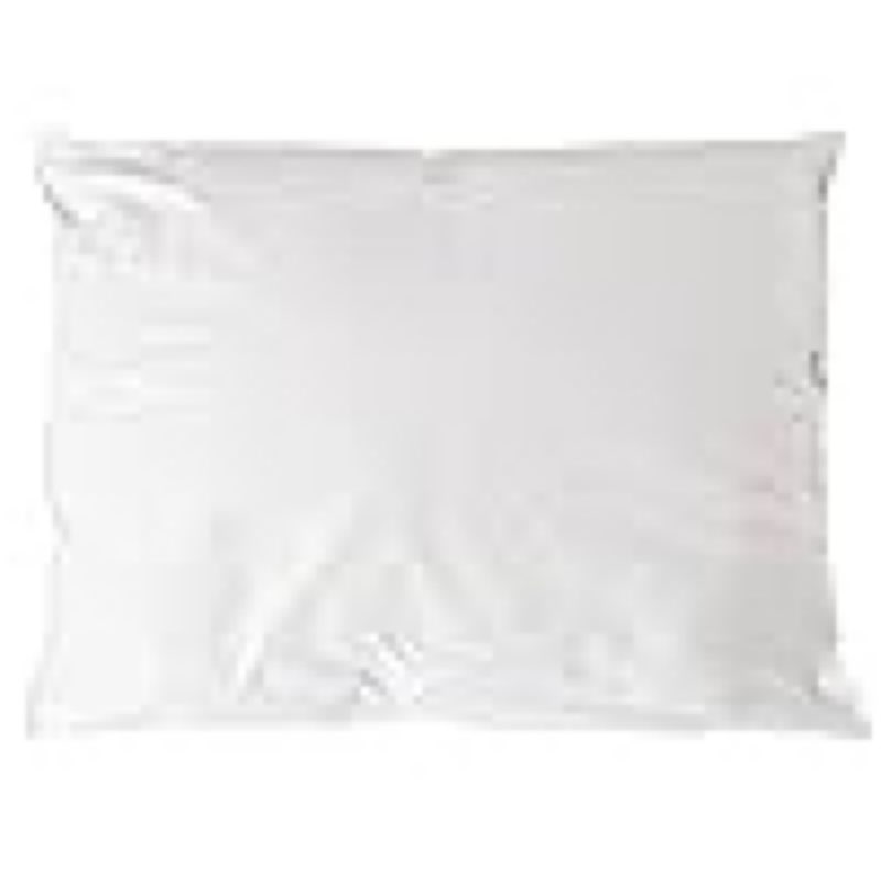 McKesson Medical Pillow [1 Count] Reusable Hospital Bed Pillows, Vinyl Cover, Fluid Moisture and Stain-Resistant, White, 20 in x 26 in