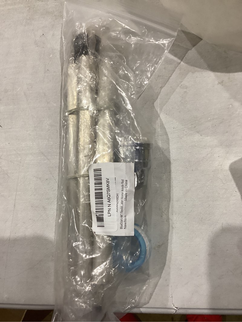 Condition photo showing New/Like New for BlueStars 44” Water Heater Magnesium Anode Rod with 3/4" NPT Thread - Anode Replacement Kit for A.O. Smith Rheem Reliance Richmond Kenmore State GE - Including 1-1/16" Hex Socket Tool & Teflon Tape