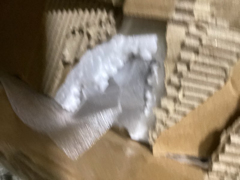 Condition photo showing As Is for labebe - Wooden Rocking Horse, Baby Wooden Ride On Toys for 12M+, White Rocker Toy with Removable Fence, Toddler Riding Toy Indoor/Outdoor, Nursery Birthday Gift