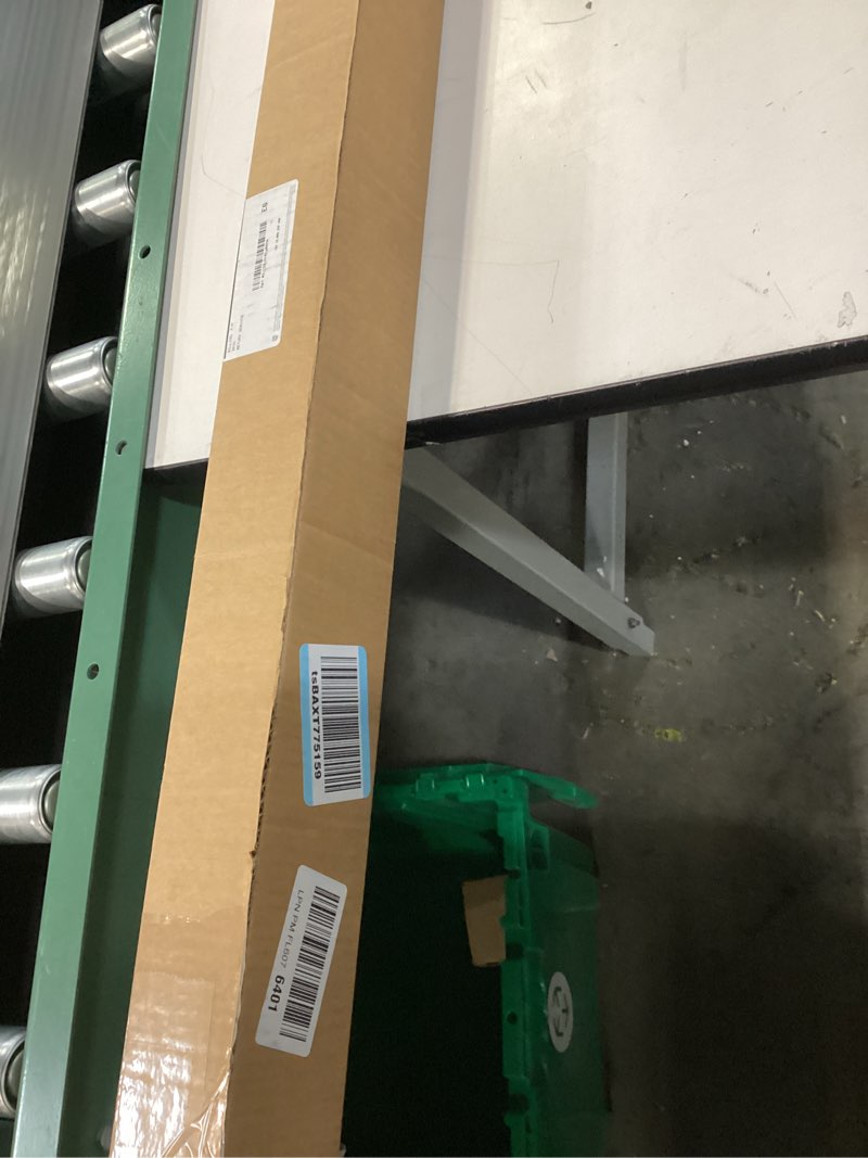 Condition photo showing New/Like New for Allbright Linen Roller Shades with Wand Rod, Cordless Fabric Roller Blinds with Thermal Insulated, 100% Blackout Window Shades for Home, Office, Bedroom, Grey, 14" W x 64" H Grey 14"W x 64"H