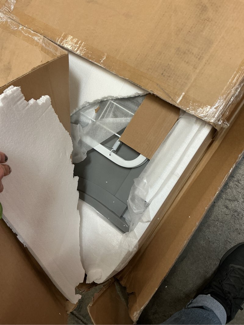 Condition photo showing New/Like New for Davinci Charlie 4-in-1 Convertible Baby Crib - GREENGUARD Gold Certified Convertible Crib to Toddler Bed, Daybed, Full-Size Wooden Bed and Durable - 4 Adjustable Mattress Heights - Grey