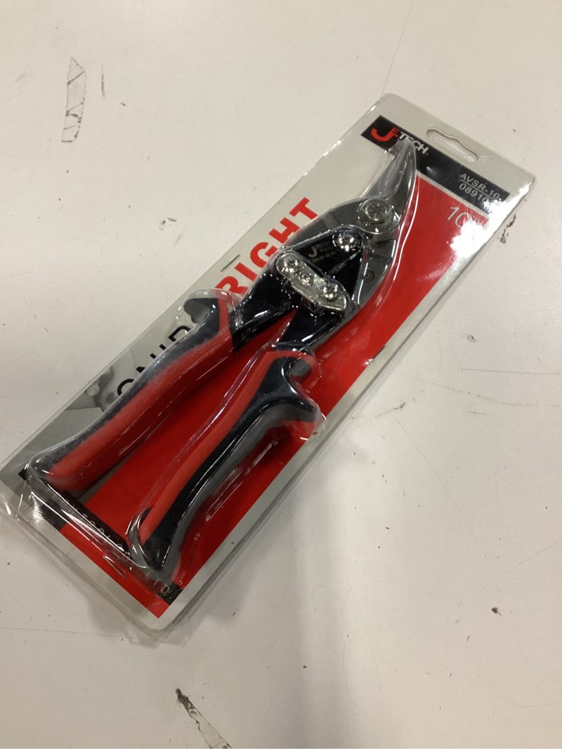 Condition photo showing New/Like New for Jetech 10 inch Aviation Snips - Right Angled Professional Offset Snippers with Compound Action Cutting Shears from Forged Blade and Safety Latch